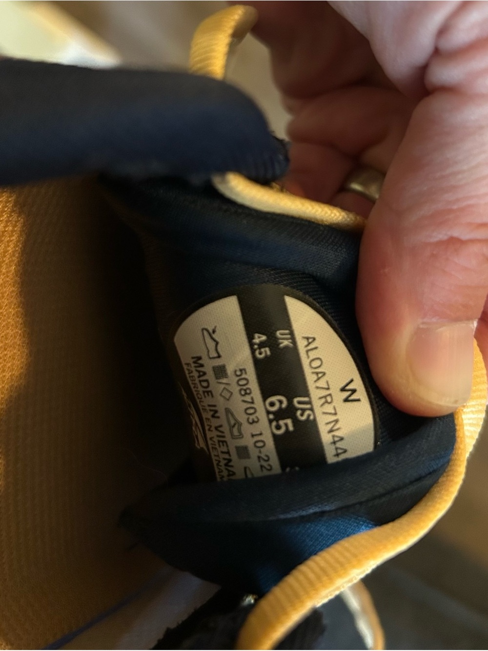 Altra Rivera 3 Navy and Yellow Zero-Drop Shoes Women’s 6.5 - Picture 6 of 6